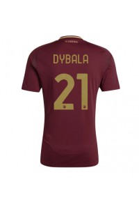 Fotbalové Dres AS Roma Paulo Dybala #21 Domácí Oblečení 2024-25 Krátký Rukáv